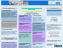 Tablet Screenshot of mediosmedios.com.ar